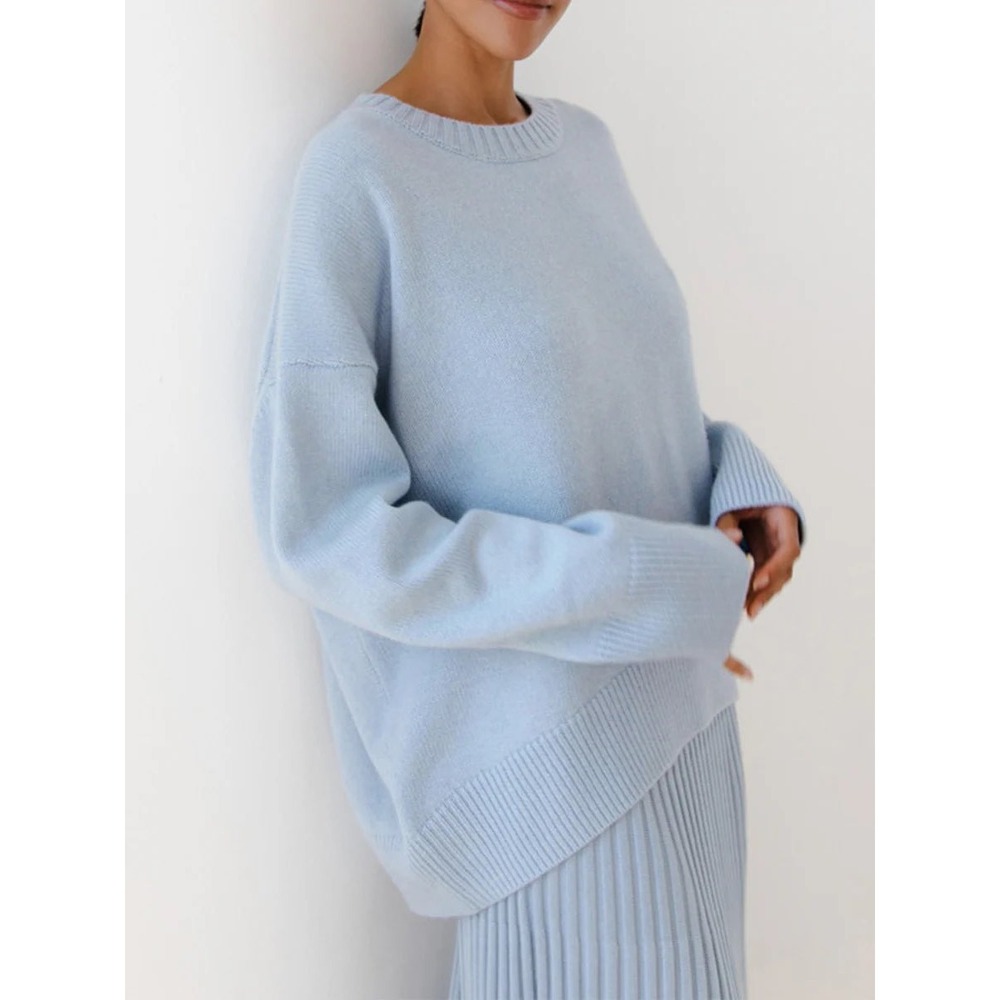 Commense Light Blue Candyfloss Pullover Sweater S… - image 1